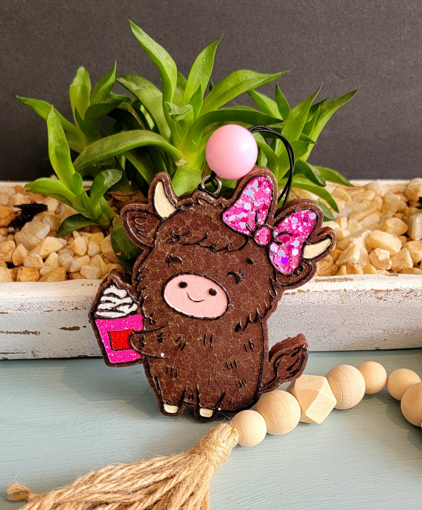 Cow/Bull with latte