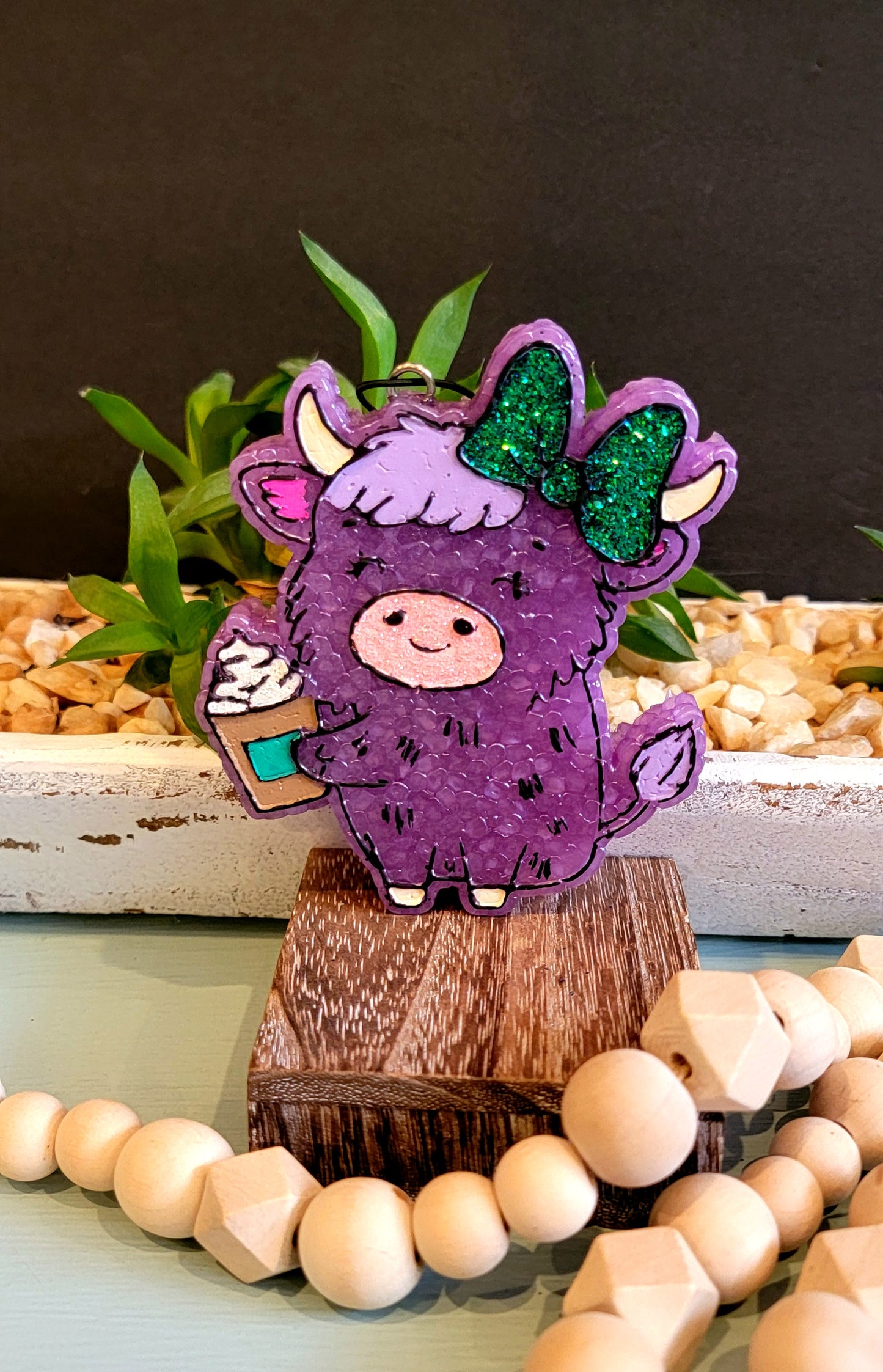 Cow/Bull with latte