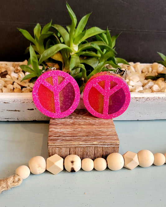 Peace sign vent clips