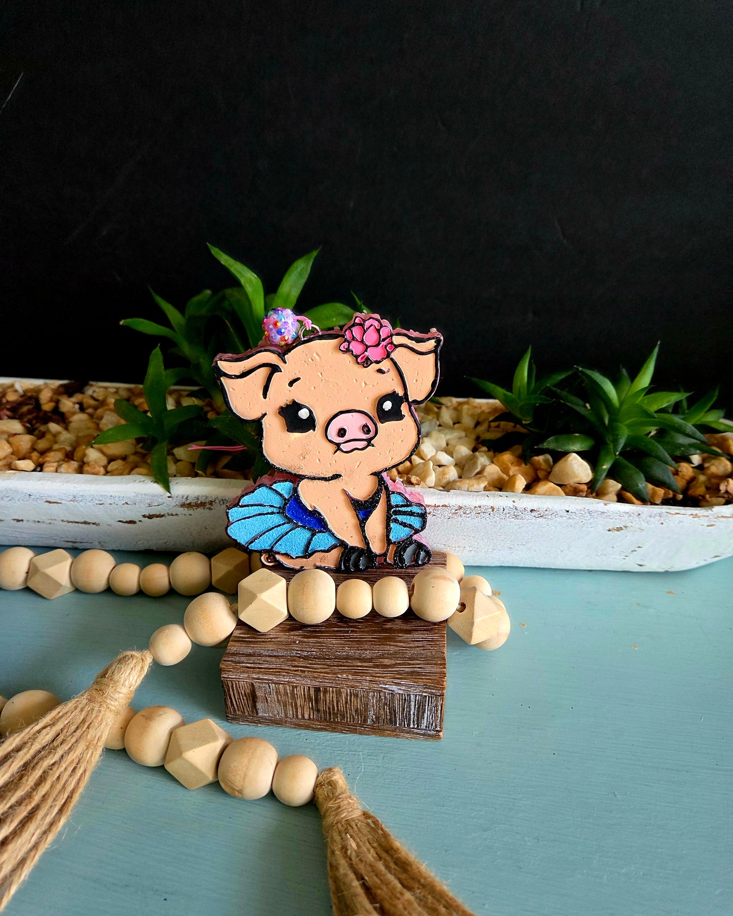 Pig in tutu