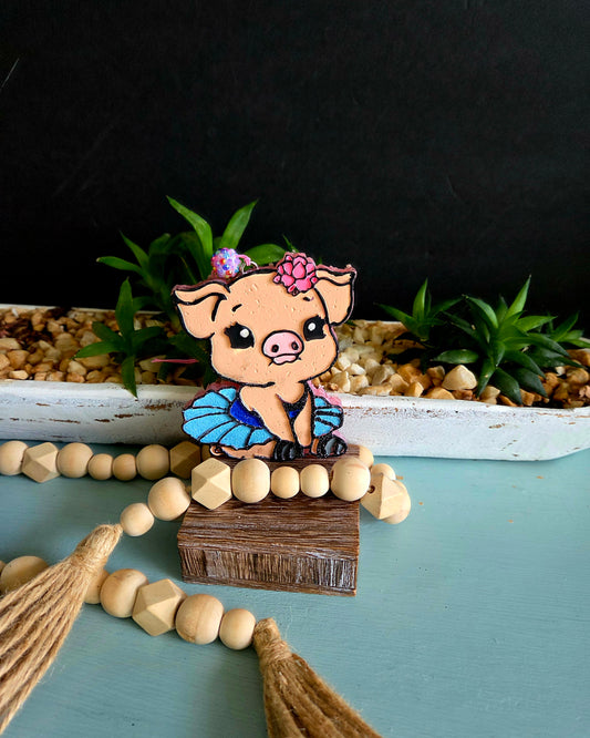 Pig in tutu