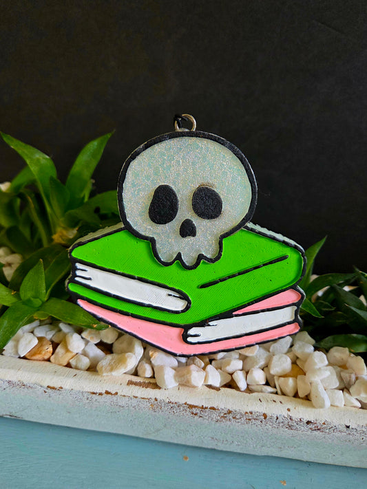 Skull on Books