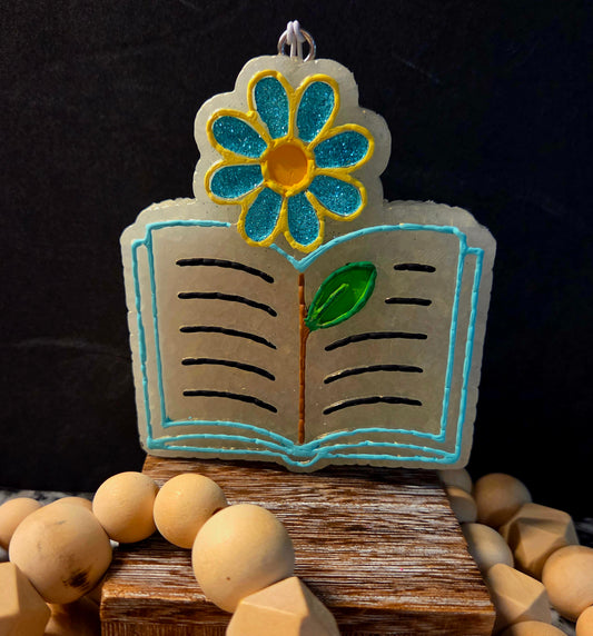 Book with flower
