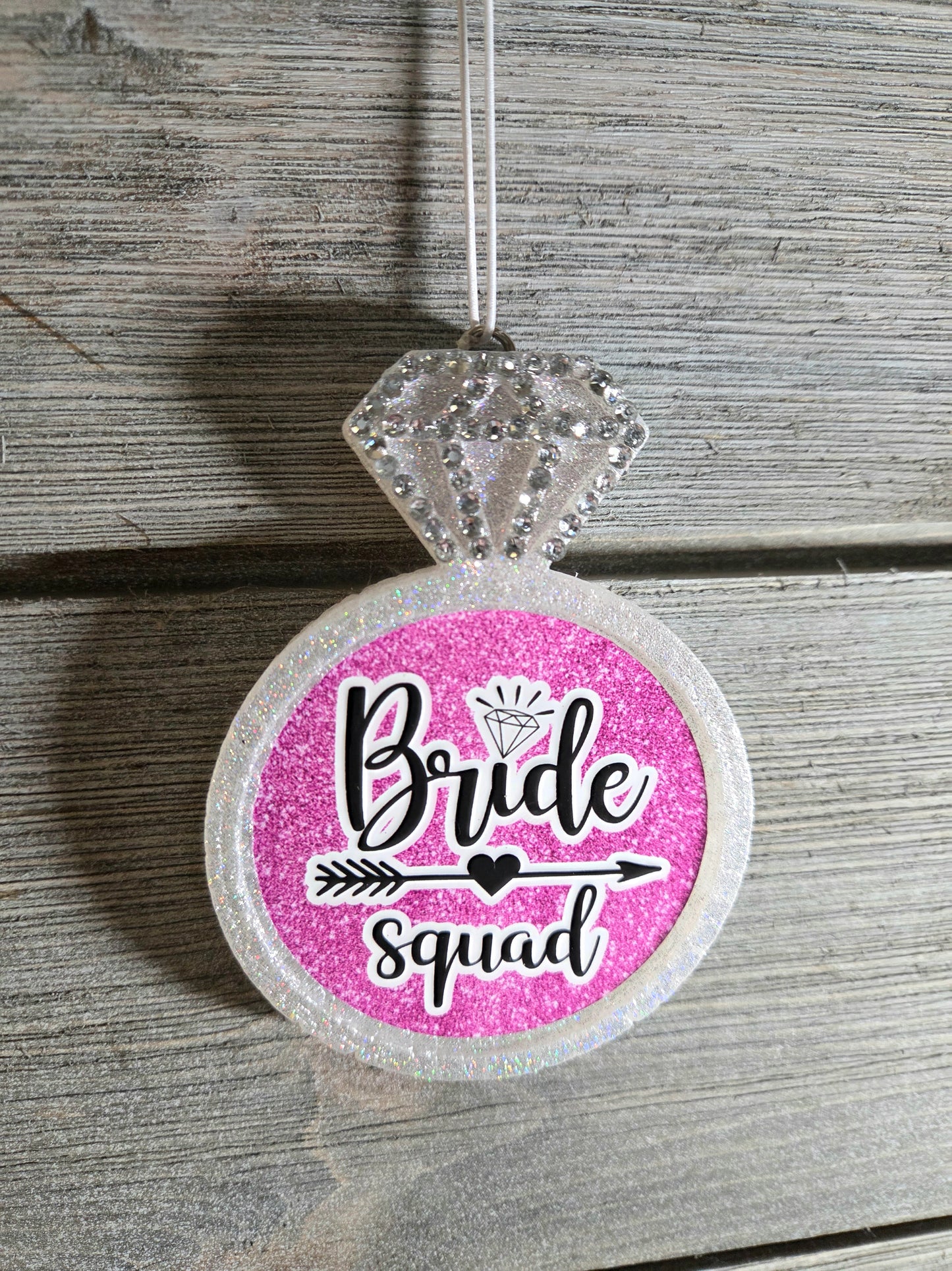Bride ring with cardstock