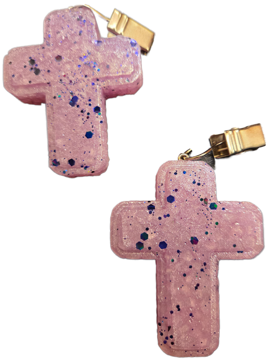 Cross vent clips